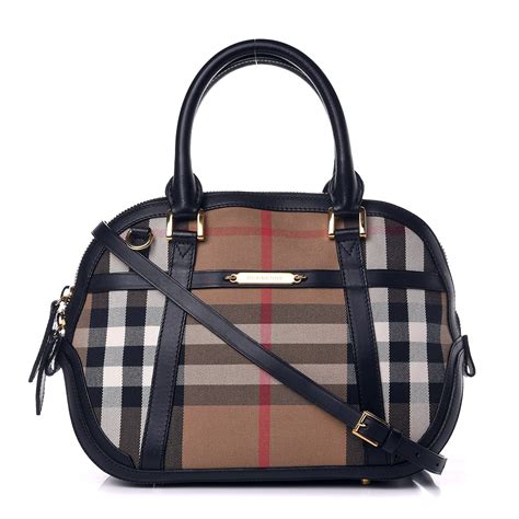 burberry bridle house check bowling bag